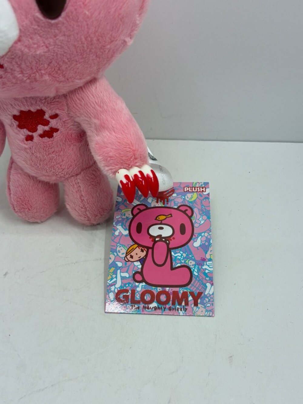 Gloomy Bear Pink Plushie 8" Naughty Grizzly Collectible Toy By Great Eastern Ent - Picture 2 of 5